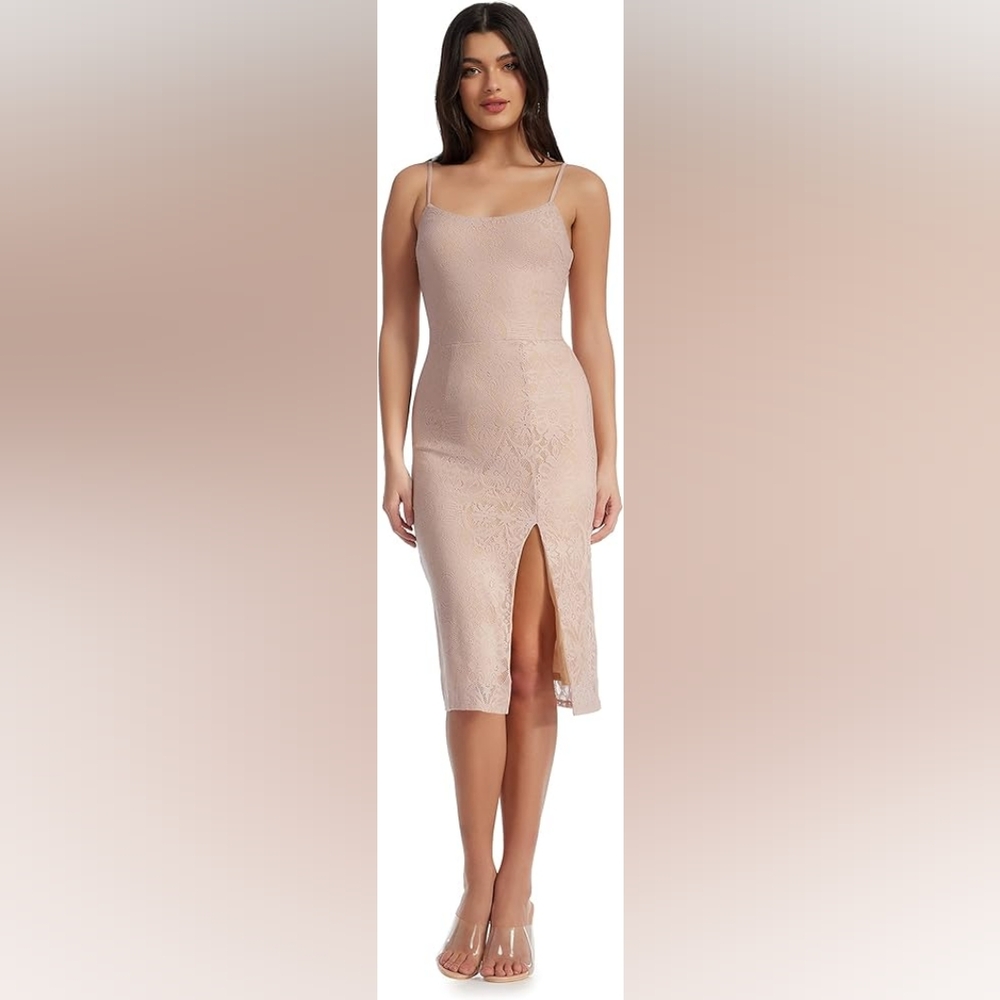 Dress the Population Zahra midi dress, size XL
